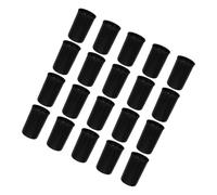 TOPBATHY 20Pcs Black Plastic Film Canisters with Lids Lightblocking Storage Containers for Camera Reels and Small Item Organization Portable and Reusable