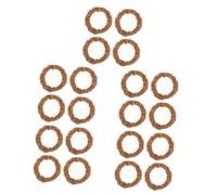 TOPBATHY 20pcs Coconut Fiber Coasters Reusable Drinks Coasters Office Cup Circle Tabletop Cup Cushions for Hot Dishes