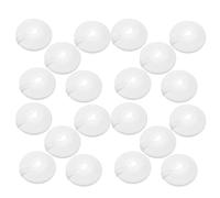 TOPBATHY 20pcs Fire Sprinkler Covers Plastic Escutcheon Plates for Fire Sprinkler Heads Round Shape with Dust Protection and Sl ecorative Design Suitable for Residential