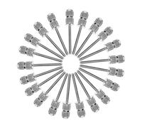 TOPBATHY 20Pcs Manicure Drill Bit Sanding Band Drum Sleeve, Metal Nail Drill Mandrel Attachment for Personal Manicure, Nail Salon Use