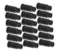 TOPBATHY 20pcs Narrow Tail Design Caster Tube Plug Wheel Stopper for Chair Glides Protection
