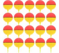 TOPBATHY 20pcs Rig Fishing Floats with Buoy Design for Catfish and Walleye Surf Fishing Bobbers for Live Bait Slip Indicators for Freshwater and Saltwater Anglers