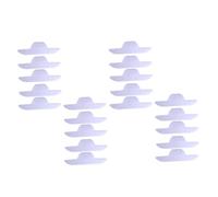 TOPBATHY 20Pcs Sweat Pads Self Adhesive Collar Protector Neck Liner Sweat Absorbing Pads for Shirts Blouses Shirts Unisex and Stain Guard