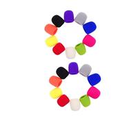 TOPBATHY 20pcs Thickened Microphone Covers Windproof Microphone Sponge Filter for Ktv Parties Handheld Windscreen Protector
