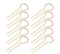 TOPBATHY 20pcs U Shaped Wave Hair Pins for Women with Stable Build and Ergonomic Design, Iron Material Minimalist Vintage-style Flattened Hairpins Suitable for Travel and Business Use