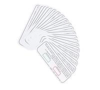 TOPBATHY 20pcs Uva Uvc Light Testing Cards 2.5x7cm Wavelength Indicator Strips for Indoor Identification Accurate Home and Professional Use