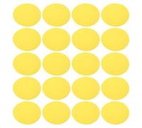 TOPBATHY 20pcs Warm Yellow round Peel and Stick Light Filter Stickers for Spotlights and Softbox with Fade Resistant Pet Material Suitable for Household Spaces and Dj Lighting Gels