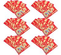 TOPBATHY 24pcs Chinese Year Red Envelopes Snake Zodiac Lucky Money Envelopes Traditional Lunar Year Cash for Festival Decorations and Wedding Giving
