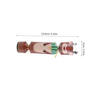 TOPBATHY 24pcs Christmas Candy Boxes with Cartoon Cracker Design Foldable Paper Treat Containers for Holiday Cookies and Portable Xmas Party Favor Wrap Bags for Shower and Birthday