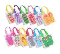 TOPBATHY 24Pcs Hawaiian Theme Bags Non Woven Fabric Flamingo Watermelon Treat Holders for Beach Parties Birthdays Summer Events Spacious Stylish Party Supplies
