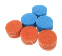 TOPBATHY 24pcs Nylon Cleaning Sponges for Kitchen and Floor Use, High Efficiency Round Scrub Sponge Pack for Versatile Cleaning Tasks and Heavy-Duty Dirt Removal