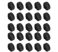 TOPBATHY 25pcs PC Enclosure Feet, Anti Slip and Anti Vibration Plastic Bottom Support Feet for Computer Case, Non Slip Design to Elevate Chassis Base, Suitable for Marble and Glass Desktops