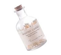 TOPBATHY 2pcs 1 Matches in Jar Wooden Matchstick Matches Bottle Elegant Glass Jar Wedding Supply Pack