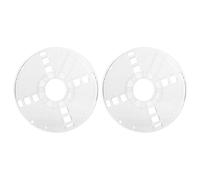 TOPBATHY 2pcs 1kg Plastic Hollow Bobbins 3d Printer Reel Spools Replacement Filament Spool Accessories for 3d Printing Industrial Use