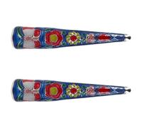 TOPBATHY 2pcs Ancient Queen Costume Fingertip Nail Tips Detachable Chinese Palace Style False Nail Rings with Regal Engravings for Women Halloween Dance Cosplay Masquerade