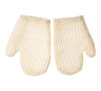 TOPBATHY 2pcs Bathing Mitts Exfoliating Gloves Soft Body Scrub Mittens for Shower Spa Skin Cleansing and Dead Skin Removal Ergonomic Fit for Adults