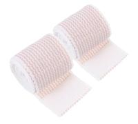TOPBATHY 2pcs Beige Self-Adhesive with Breathable Rubber String Material for Sports Support and Stretchable Protection