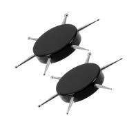 TOPBATHY 2PCS Black Nail Dotting Pen Set Professional Circular Dotting Tools for Women Home Manicure Nail Art Pens Detail Art Tool Kit for Teen