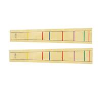 TOPBATHY 2pcs Cello Position Stickers for Fingerboard Washable Practice Note Markers Cello Accessories for Musical Instrument Intonation Guidance