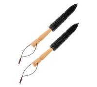 TOPBATHY 2pcs Chimney Cleaning Brush Kit Sturdy Nylon Bristles Suitable for Chimneys Pipes Air Ducts Ergonomic Handle Included