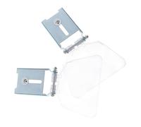 TOPBATHY 2pcs Clear Bench Grinder Eye Shield Replacement Transparent Splash Protection Screen for Grinding Machines Fit Safety Guard for Workshop Tools