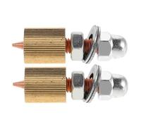 TOPBATHY 2PCS Dent Puller Chuck for Automotive Spot Welder Copper Sheet Metal Repair Clamp Attachments Stable Clamping for Collision and Car Body Dent Removal