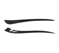 TOPBATHY 2pcs Handcrafted Ebony Wood Chinese Hair Sticks for Women Traditional Decorative Hair Chopsticks for Buns Elegant Ancient Style Hairpins for Weddings Parties Cultural Events