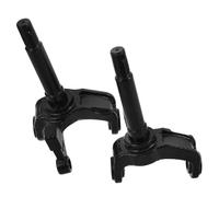 TOPBATHY 2pcs Heavy-duty Kart Front Steering Knuckle Assembly for Atv Quad Bike with Reinforced Metal Spindle Flange Extended Lifespan and Enhanced Stability for Off-road Control