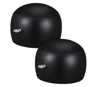 TOPBATHY 2pcs Inflatable Pvc Baseball Cap Display Case with Versatile Usage and Black Hat Holder for Advertising and Storage, Plastic Tabletop Baseball Cap Stand and Wig Organizer