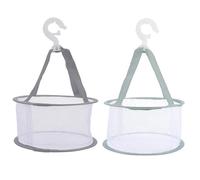TOPBATHY 2pcs Makeup Drying Basket Powder Puff Holder Mesh Net for Cosmetic Brushes and Beauty Sponges Portable Hanging Drying Rack for Organizing and Protecting Brush Shape