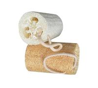 TOPBATHY 2pcs Natural Loofah Bath Sponge Exfoliating Shower Scrubber for Deep Cleansing and Massage Horniness Remover for Skin Smoothness and Household Cleaning