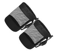 TOPBATHY 2pcs Nylon Mesh Golf Ball Storage Bags with Drawstring Closure Lightweight Organizer Pouches for Tennis Gym Travel Water Sports Breathable Sports Mesh Bags