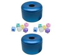 TOPBATHY 2pcs Parrot Interactive Creative Design Metal Training Vibrant Colour Stimulate Bird's Mind Keep Bird Vigorous and Healthy for Parrots and Cockatiels