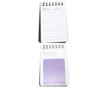 TOPBATHY 2Pcs Portable Spiral Planning Notepads Small Smooth Writing Memo Pads for Students Office Home Grocery Lists and Schedule Reminders