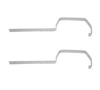 TOPBATHY 2pcs Rain Gutter Fixed Rack Iron Gutter Bracket Silver Adaptable Rust-Resistant Heavy Duty Holding Rack for Roof