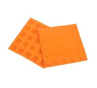 TOPBATHY 2PCS Rubber Blind Pathway Strips Non Skid Self Adhesive Raised Bump Pads Weather Resistant Safety Tiles for Indoor Outdoor Schools Hospitals Stations