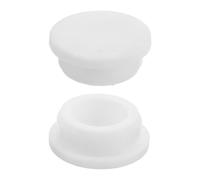 TOPBATHY 2pcs Rubber Drain Plug for Freezer and Mini Fridge, round Shape, White Colour, Prevents Brittleness and Cracking, Supports Simple Maintenance, for Kitchen and Utility Rooms