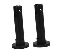 TOPBATHY 2pcs Stainless Steel Toilet Partition Feet Restroom Support Fittings for Public Bathroom Cubicles Easy to Clean Smooth Surface Modern Design