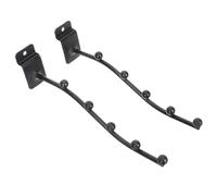 TOPBATHY 2Pcs Sturdy Iron Flute Stand Hook Flute Holding Hanger Holder for Wall Display and Easy Install