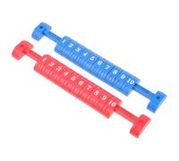 TOPBATHY 2Pcs Table Football Scoring Counter Mini Scoreboard for Table Soccer Games Red and Blue Indicators for Accurate Scorekeeping