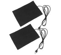 TOPBATHY 2pcs USB Powered Epoxy Resin Heating Pad Cushion Mat for DIY Resin Craft Non-Stick Surface Compatible with Laptop and Power Bank