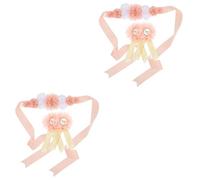 TOPBATHY 2sets Mommy Shower Sash Pregnancy Sash for Mom Maternity Belly Band Corsage Photo Props for Gender Reveal