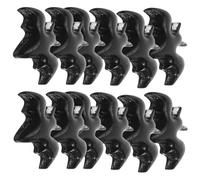 TOPBATHY 300pcs Black Halloween Nail Charms Animal and Bat Shapes Resin 3d Nail Art Accessories with Easy DIY Application and Removal for Holiday Season and Cosplay