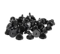 TOPBATHY 300pcs Rubber Butterfly Clutch Pin Backs Lapel Pin Backings for Brooch Badge Hat Tie Secure Hold Easy Attachment and Removal for Daily Wear and Parties