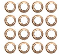 TOPBATHY 30pcs Metal Perfume Cap Collar for 15mm Perfume Bottles with Upgraded Seal and Multipurpose Design, for DIY Repair and Bottle Collectors, Size 2.50x2.50x1.50cm