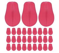 TOPBATHY 30pcs Mini Doll DIY Tongue Accessories, Simulation Small Dog Tongue Props 13x8mm for Plush Doll Crafting and Puppy Decoration