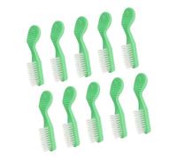 TOPBATHY 30pcs Mini Soft Handle Toothbrushes Bulk Compact Tuft Travel Toothbrushes with Ergonomic Grip for Elderly False Tooth Cleaning and Prison Use