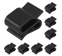 TOPBATHY 30pcs Solar Cable Clips Photovoltaic Wire Clamps Compatible with Mc4 Connector Plastic Solar Panel Wire Clips for Electrical Wiring and Trailer Frame Cable Management