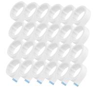 TOPBATHY 30rolls Eyelash Tape for Lash Extensions White Wide Adhesive Fabric Roll for Lash Artists