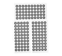 TOPBATHY 3d Scanning Reference Marker Points, Pet Reflective Film Dots, 3 Sheets X 50, Precise Positioning for Architecture and 3d Scanning